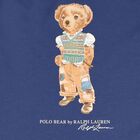 Girls Navy Blue Polo Bear Dress, 1, hi-res