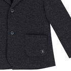 Younger Boys Navy Blue Blazer, 1, hi-res