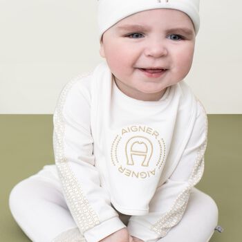 Ivory Logo Babygrow