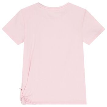 Girls Pink Logo T-Shirt