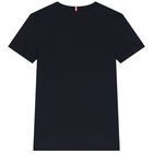 Boys Navy Blue Logo T-Shirt, 2, hi-res