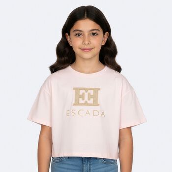 Girls Pink Logo T-Shirt