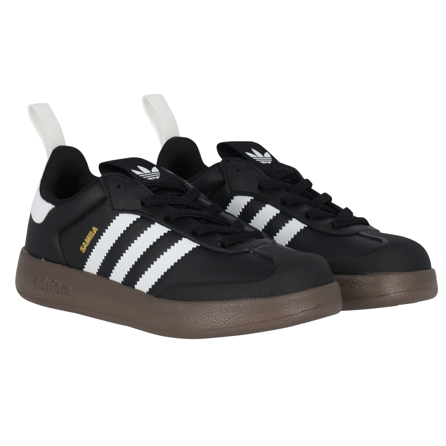 Black AdiFom Samba Trainers, 1, hi-res