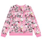 Girls Pink Logo Swearshirt, 1, hi-res