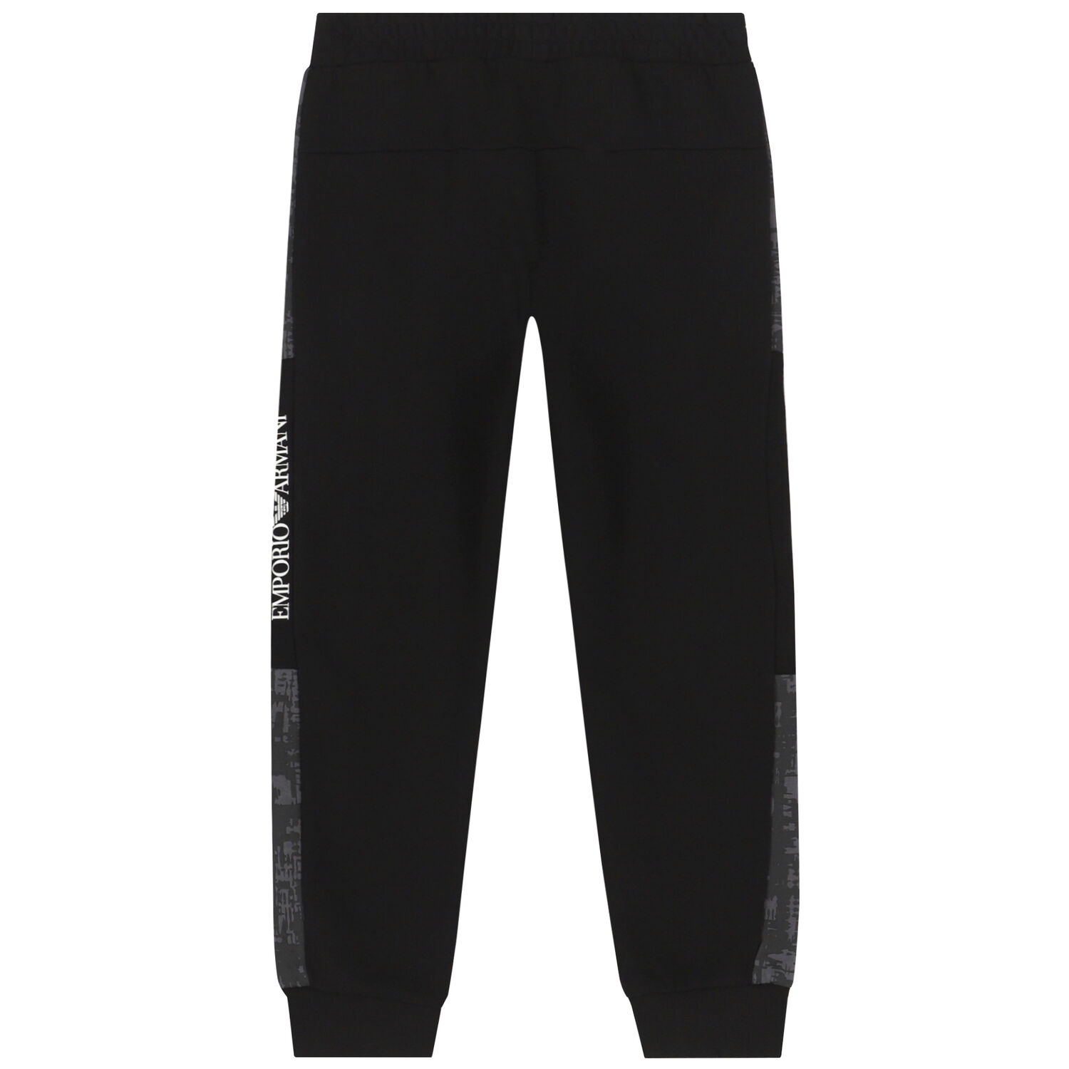 بنطلون رياضي بالشعار باللون الرمادي و الاسود للاولاد, 1, hi-res