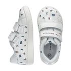 White Logo Trainers, 1, hi-res