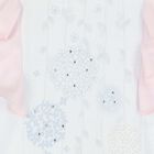 Baby Girls White Printed Romper, 1, hi-res