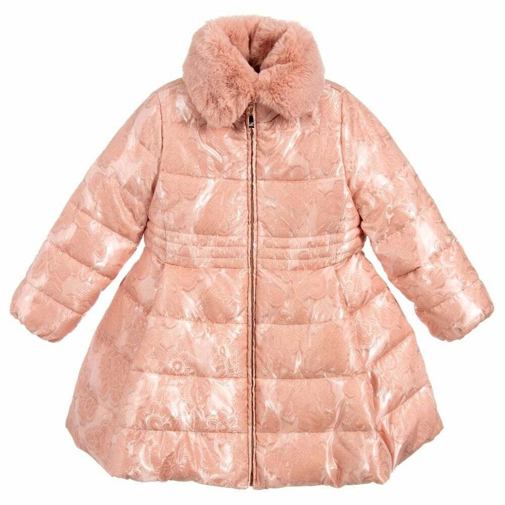 Abel \u0026 Lula Girls Pink Padded Jacket 