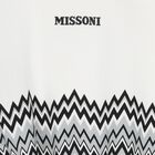 Girls White & Black Zigzag Sweatshirt, 1, hi-res