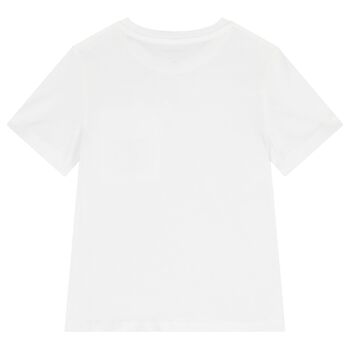 Boys White Logo T-Shirt