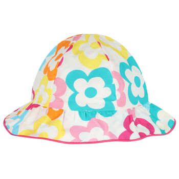 Girls Multi-Coloured Floral Hat