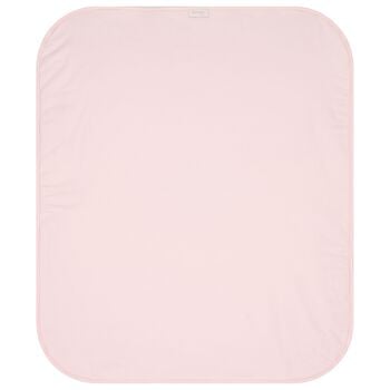 Baby Girls Pink & Gold Logo Blanket