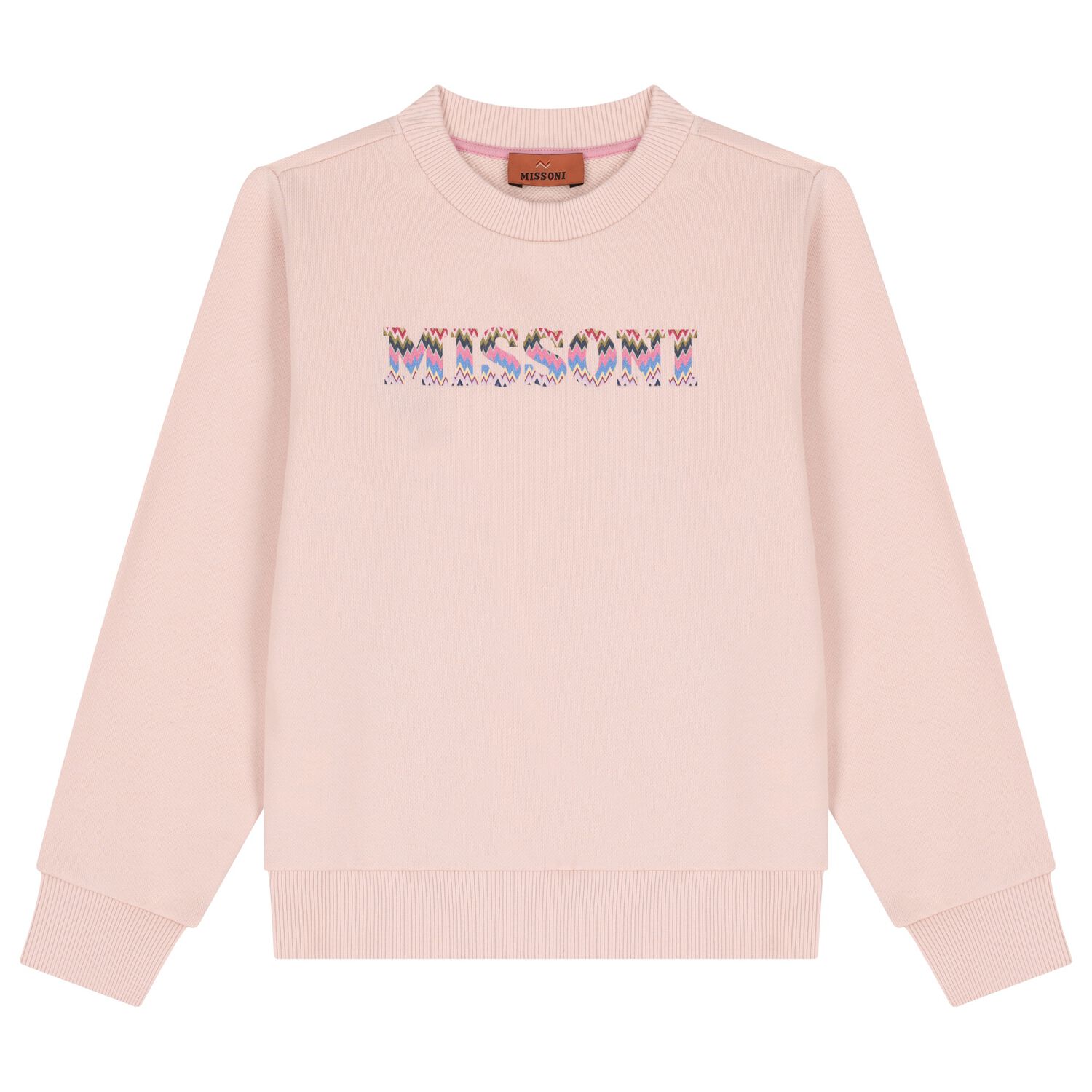 Girls Pink Logo Sweatshirt, 1, hi-res