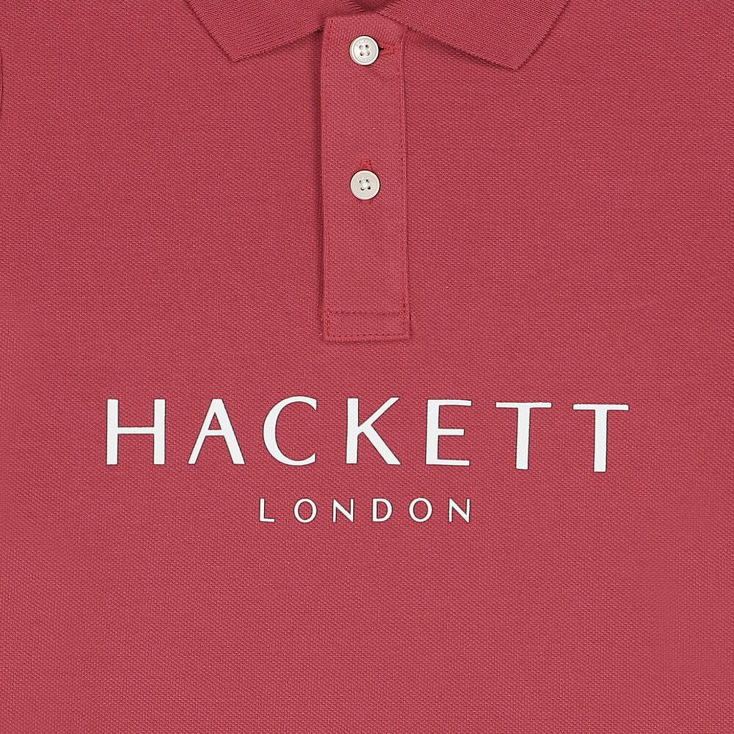 Boys Red Logo Polo Shirt, 4, hi-res