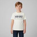 Ivory Logo T-Shirt, 1, hi-res