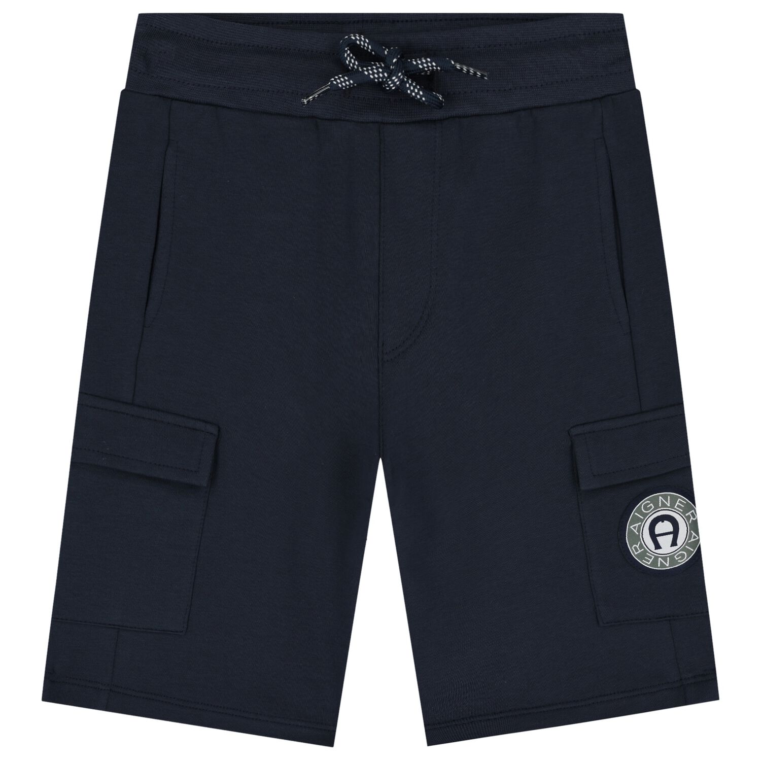 Boys Navy Blue Logo Shorts, 2, hi-res image number null