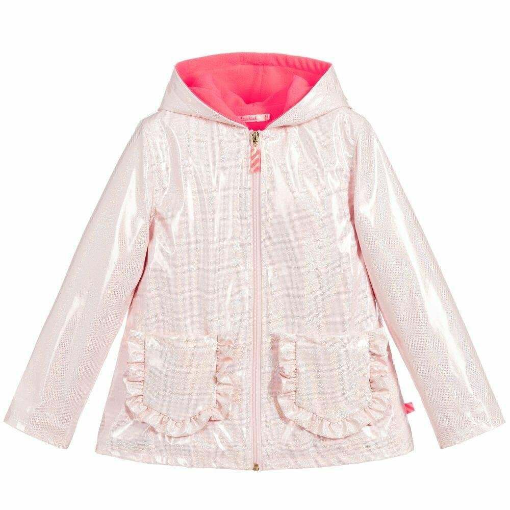 Girls pink raincoat discount