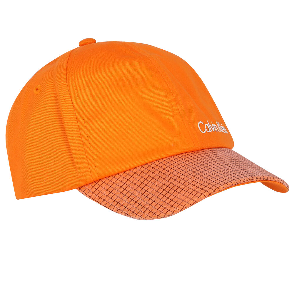 Calvin Klein Orange Logo Cap | Junior Couture USA