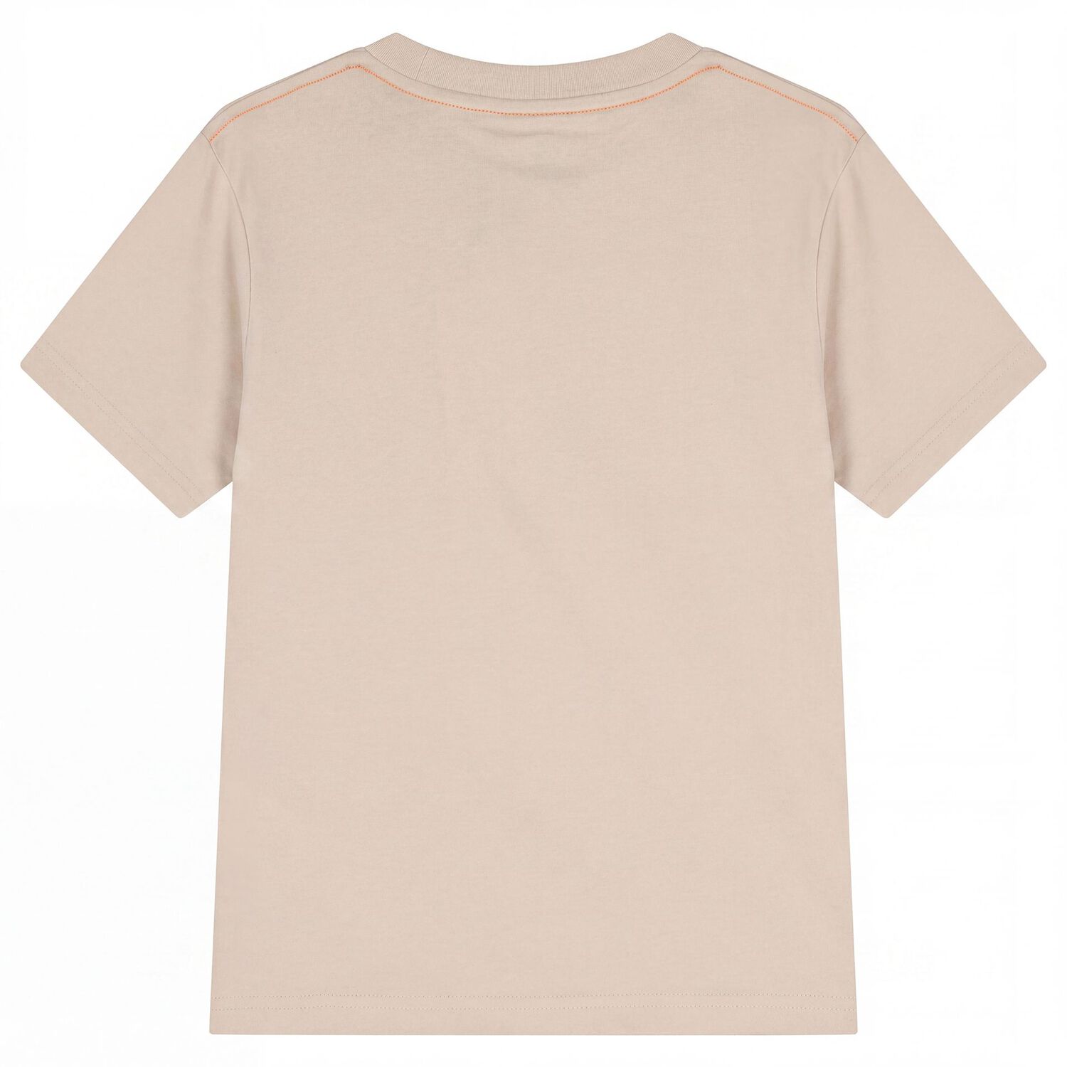 Boys Beige Logo T-Shirt, 3, hi-res