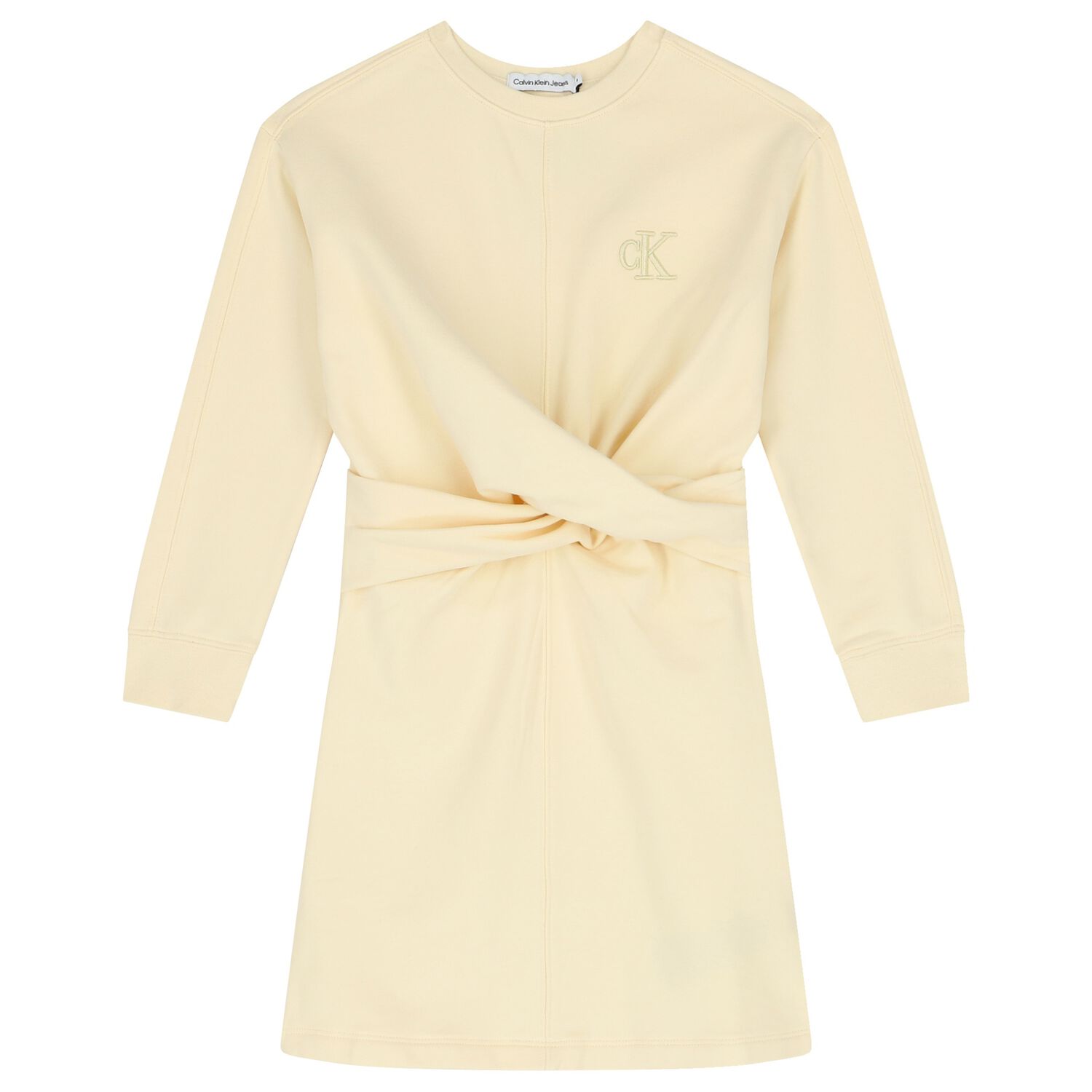 Girls Ivory Logo Dress, 1, hi-res image number null