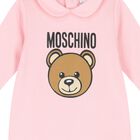Baby Girls Pink Teddy Bear Logo Babygrow Gift Set, 5, hi-res