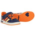 Boys Navy Blue Mickey Mouse Disney Grand Court Trainers, 1, hi-res