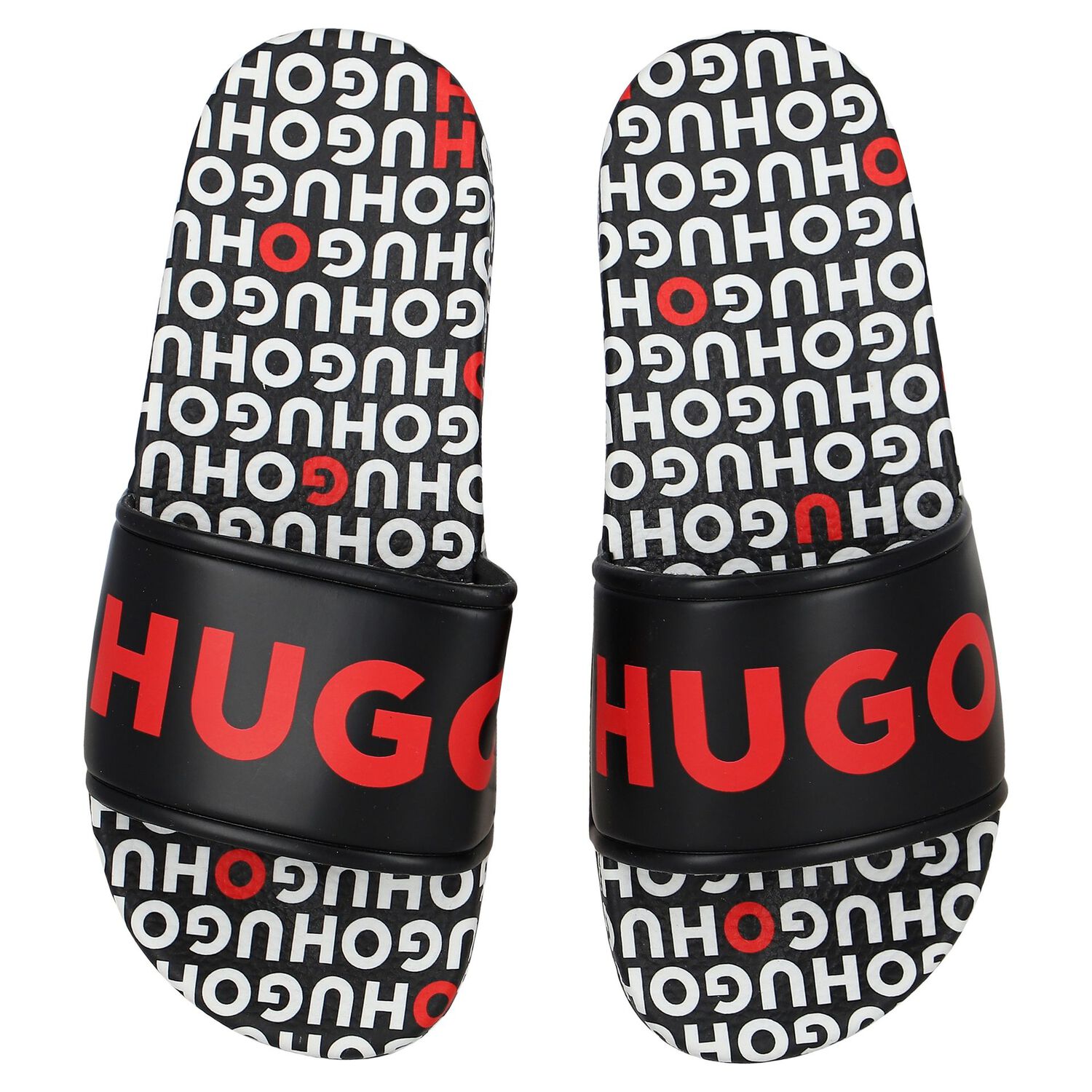 سلايدر أولاد بالشعار باللون الأسود والأبيض, 1, hi-res