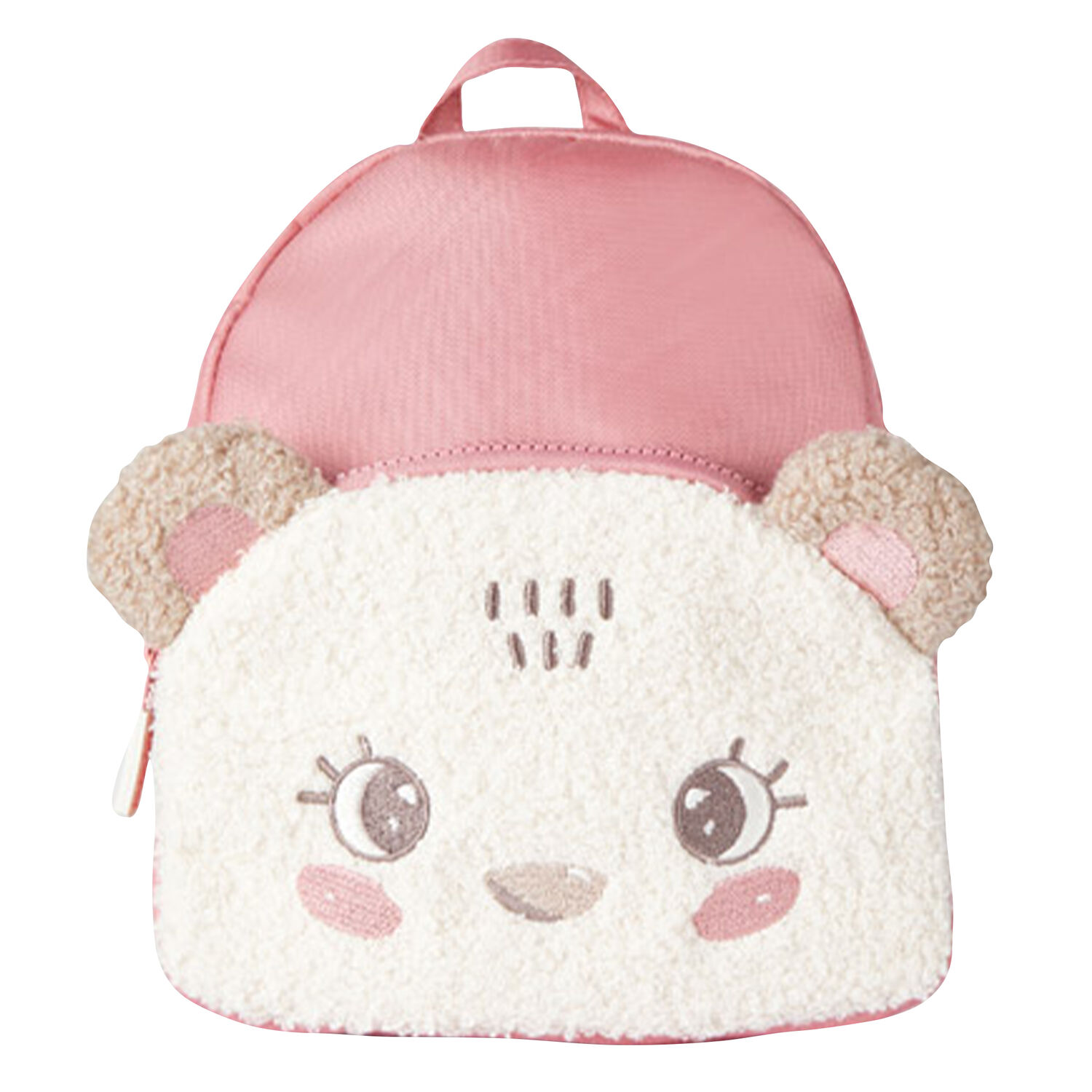Girls Pink Bear Backpack, 1, hi-res image number null