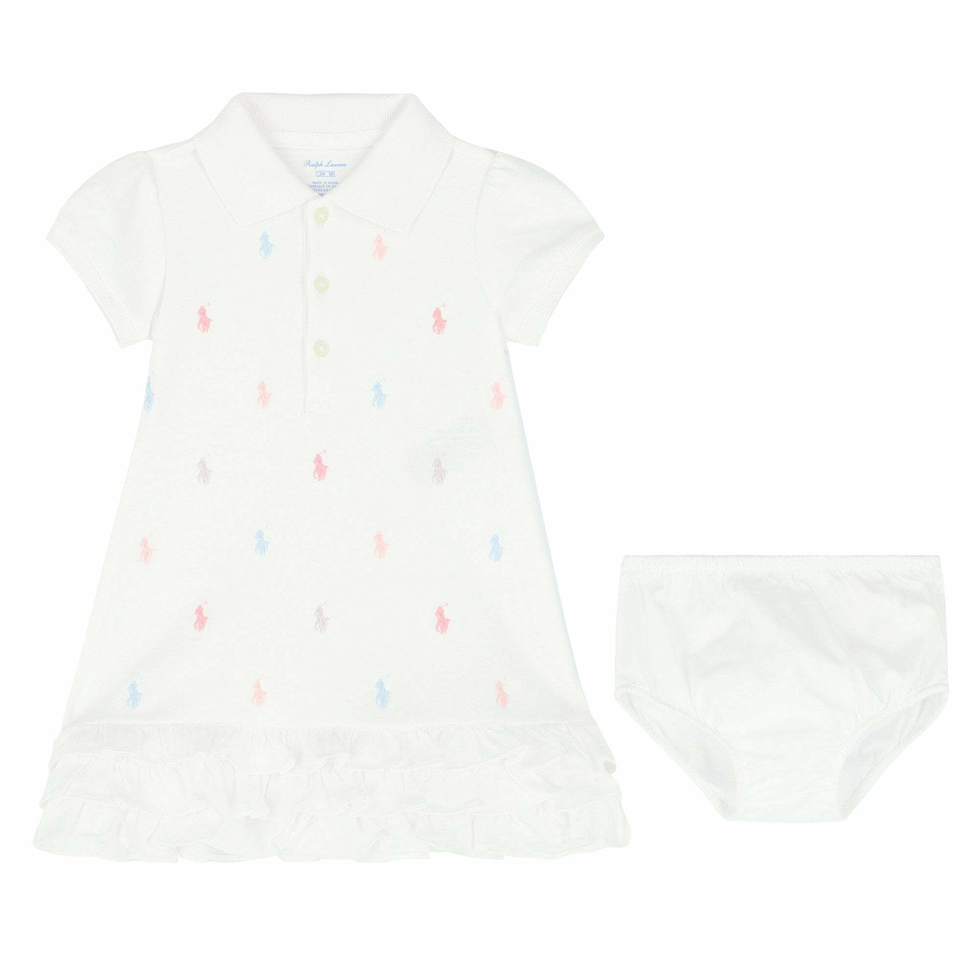 Girls white polo dress on sale