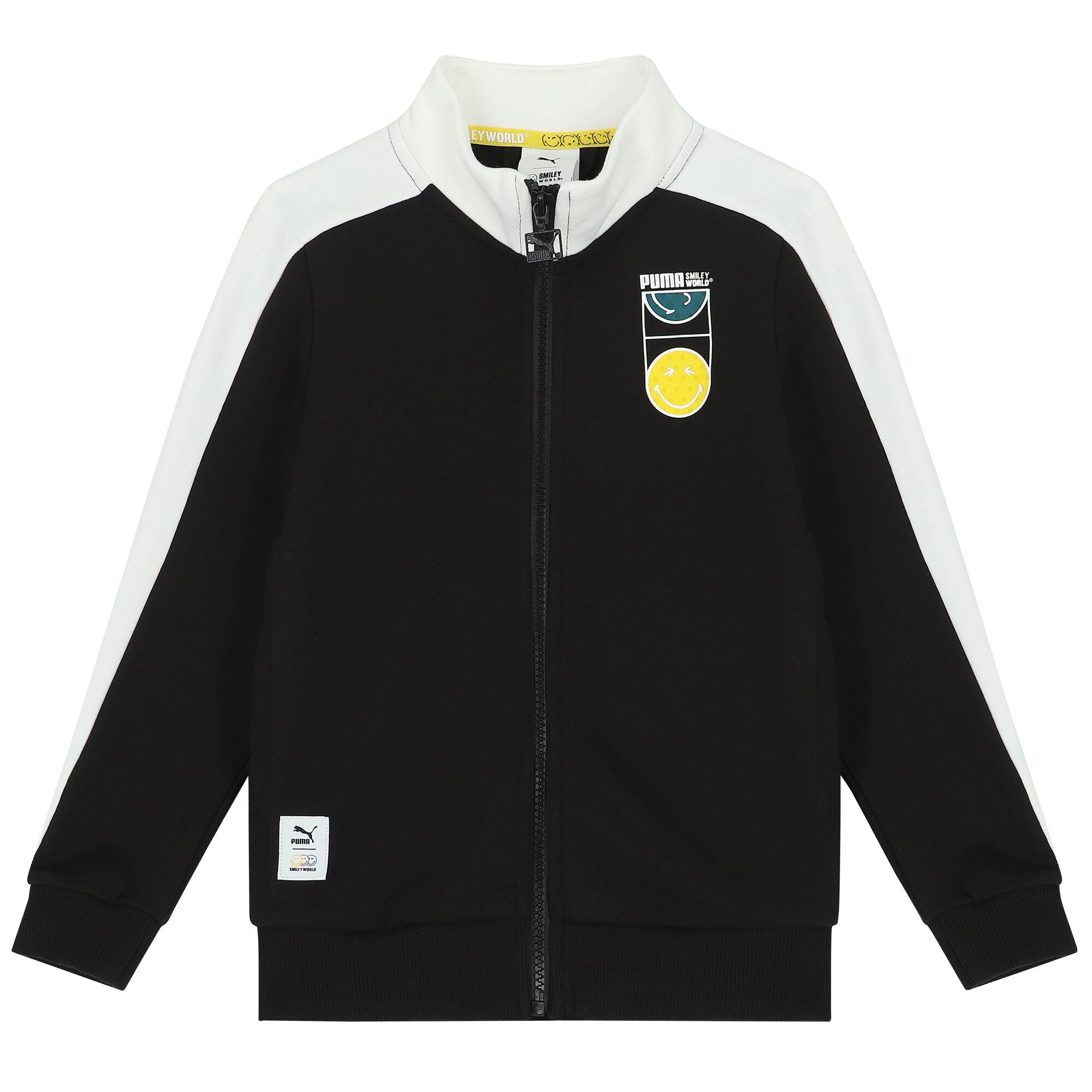 Puma black discount and yellow tracksuit