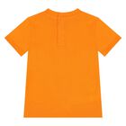 Younger Boys Orange & Beige Shorts Set, 1, hi-res