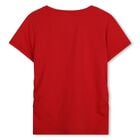 Girls Red Logo T-Shirt, 1, hi-res