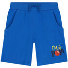 Boys Yellow & Blue Dinosaur Shorts Set, 3, hi-res
