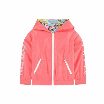 Girls Neon Pink Reversible Jacket