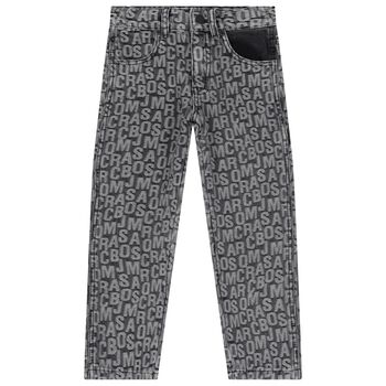 Boys Black Logo Denim Jeans
