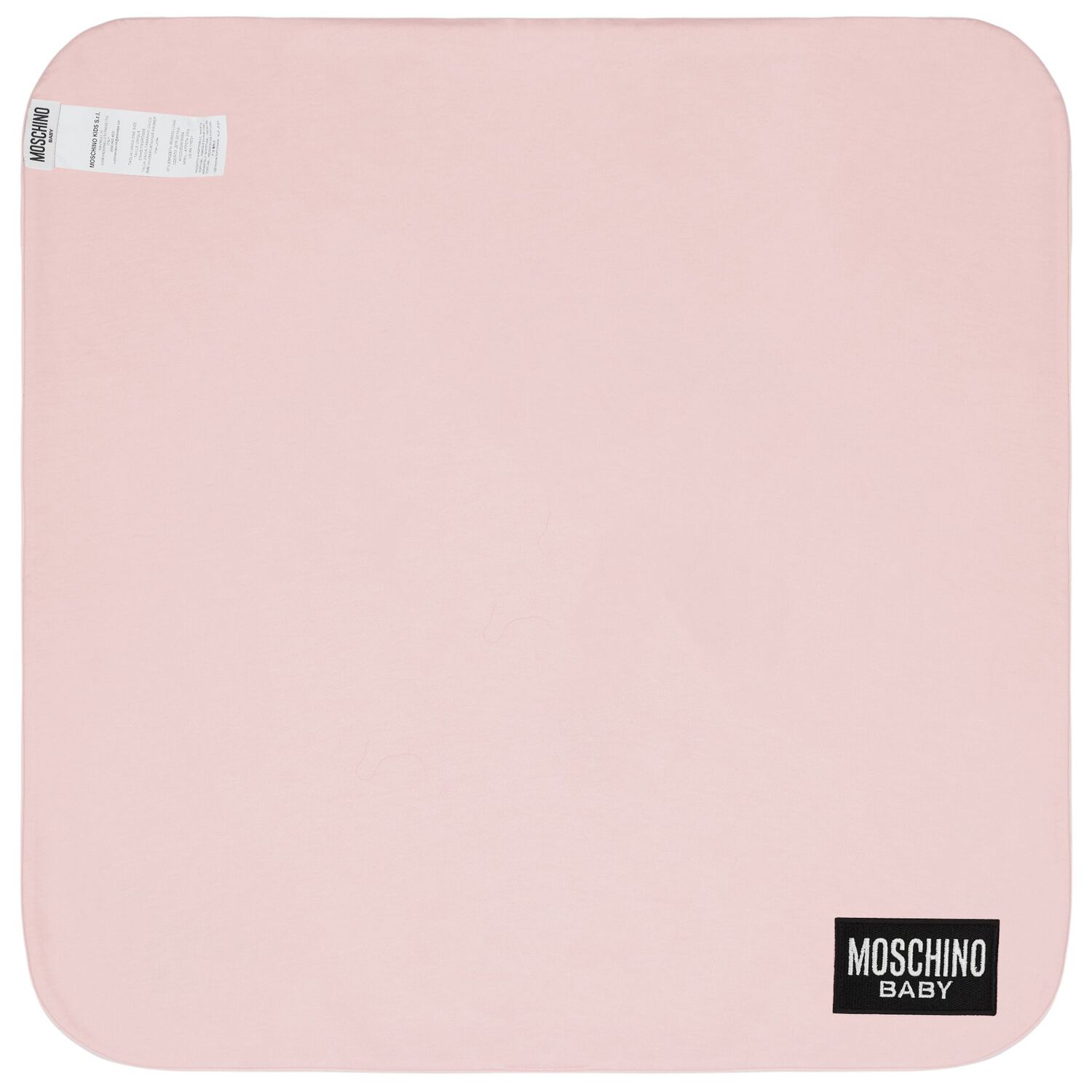 Girls Pink Teddy Bear Logo Baby Blanket, 4, hi-res image number null