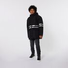 Boys Dark Grey Logo Denim Jeans, 1, hi-res
