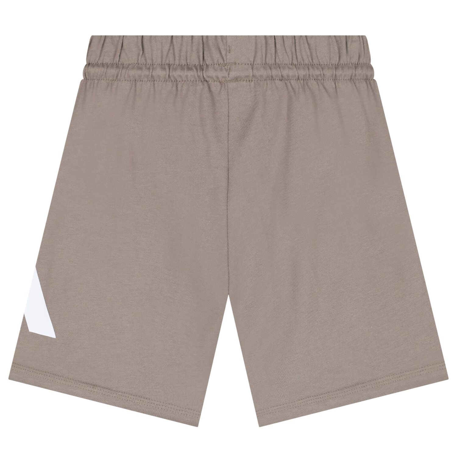 Beige Logo Shorts Set, 1, hi-res