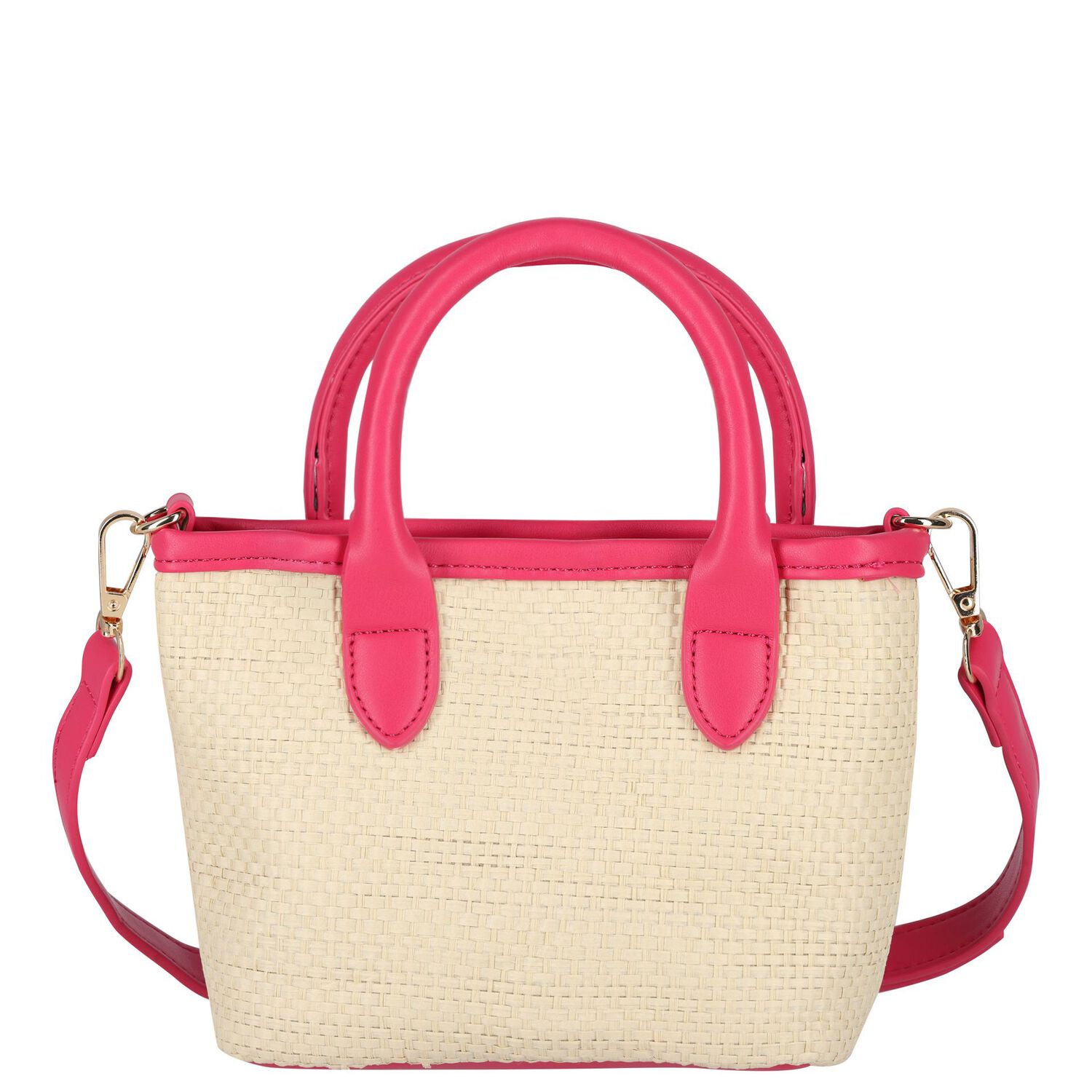 حقيبة يد بنات على شكل زهرة باللون الوردي (16 سم), 2, hi-res image number null