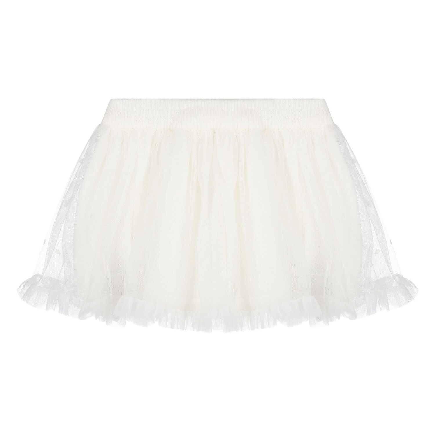 Baby Girls Ivory 3 Piece Skirt Set, 2, hi-res