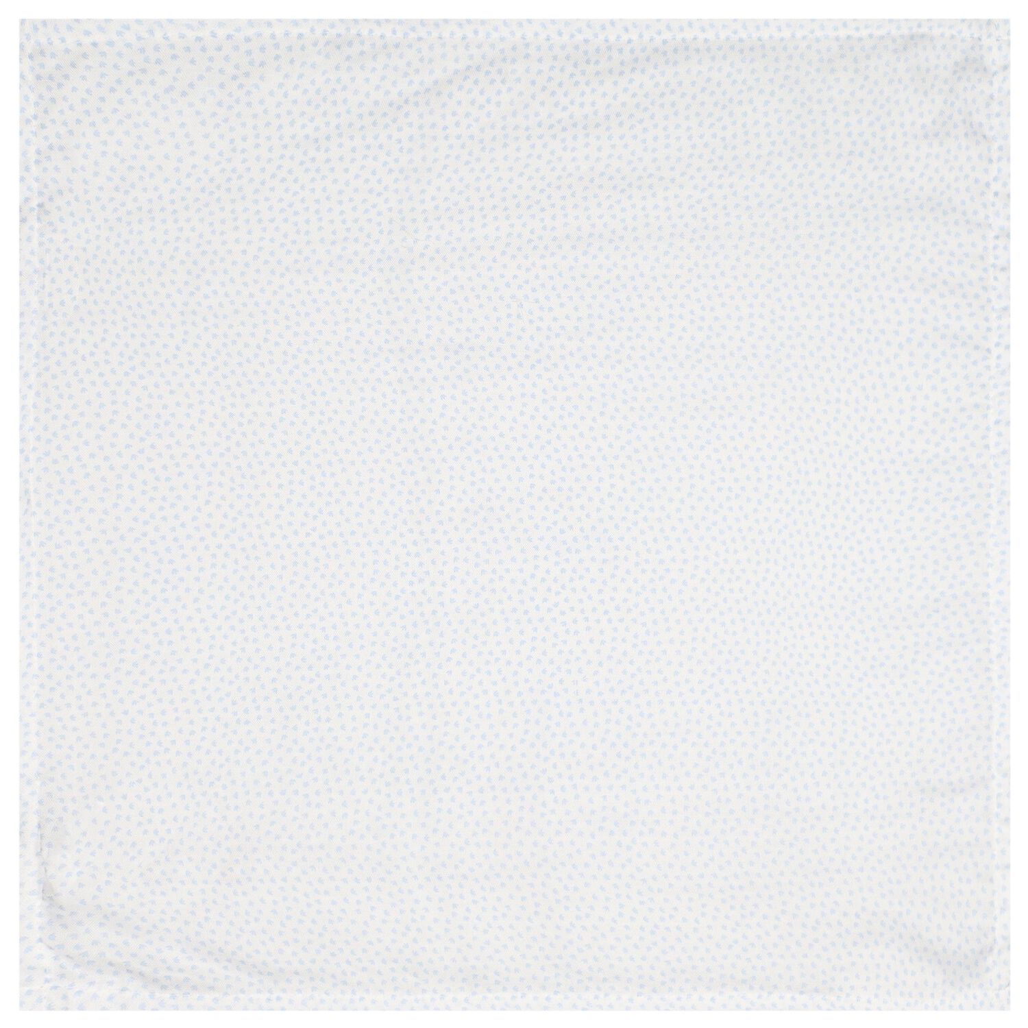 Baby Boys Ivory & Blue Muslin Swaddles ( 3-Pack ), 2, hi-res