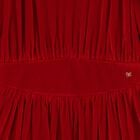 فستان بنات باكمام طويله باللون الاحمر , 1, hi-res