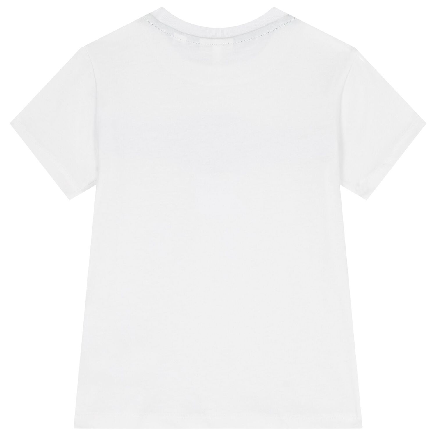 Boys White Logo T-Shirt, 1, hi-res