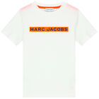 تشيرت بالشعار باللون الابيض للاولاد, 3, hi-res