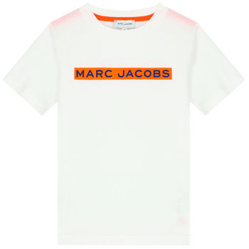 Boys White Logo T-Shirt