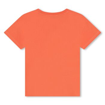 Girls Orange Logo T-Shirt