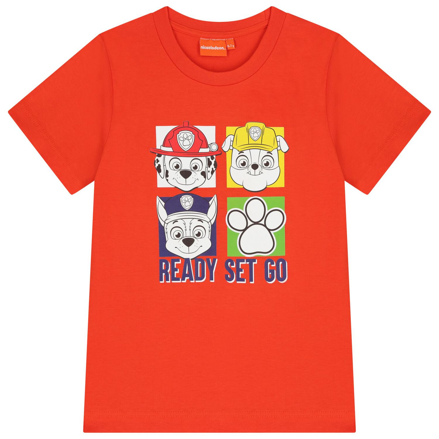 Boys Red & Blue Paw Patrol Shorts Set, 1, hi-res