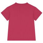 Girls Pink Logo T-Shirt, 2, hi-res