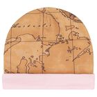 Baby Girls Beige & Pink Geo Map Babygrow Gift Set, 2, hi-res