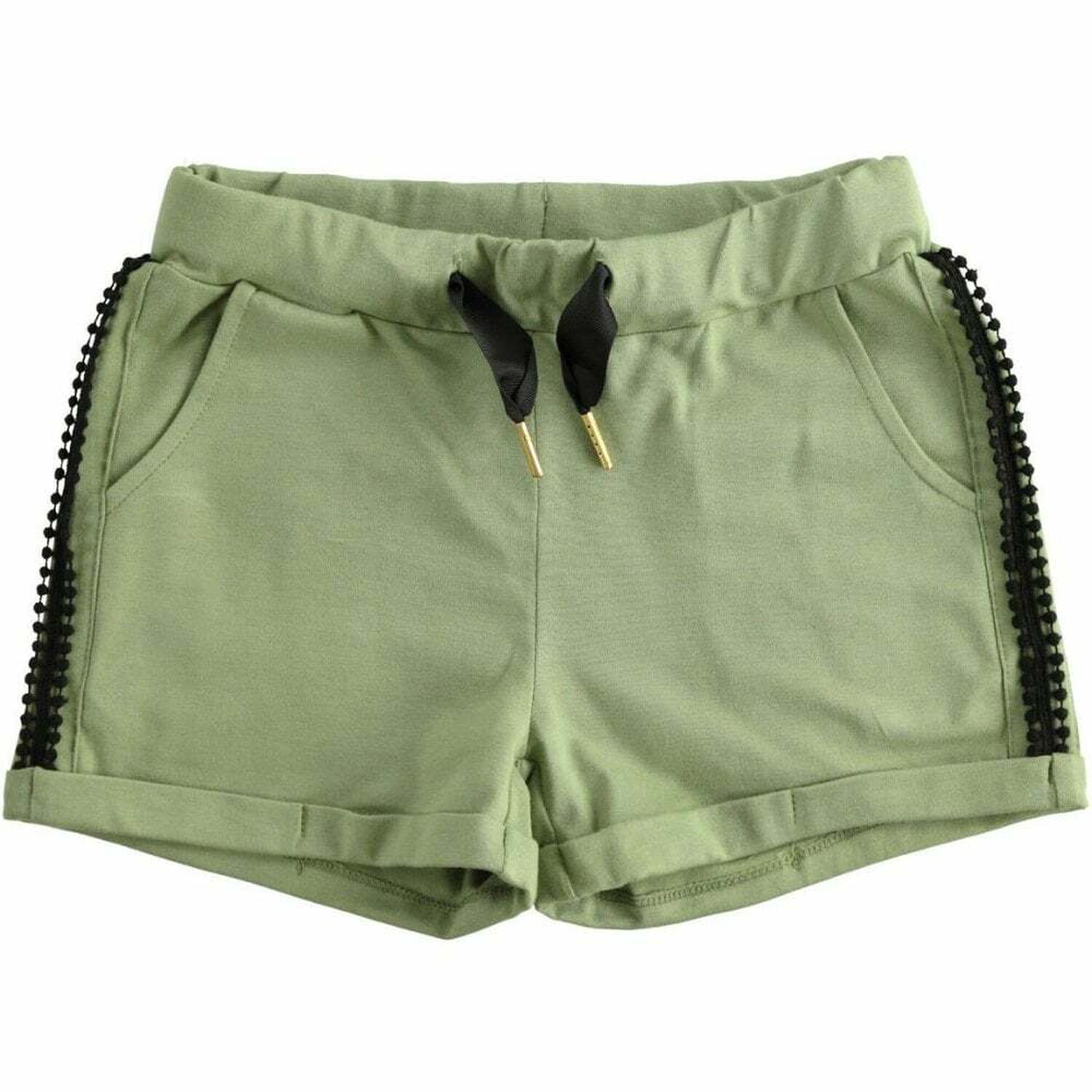 Girls Green Shorts, 1, hi-res image number null